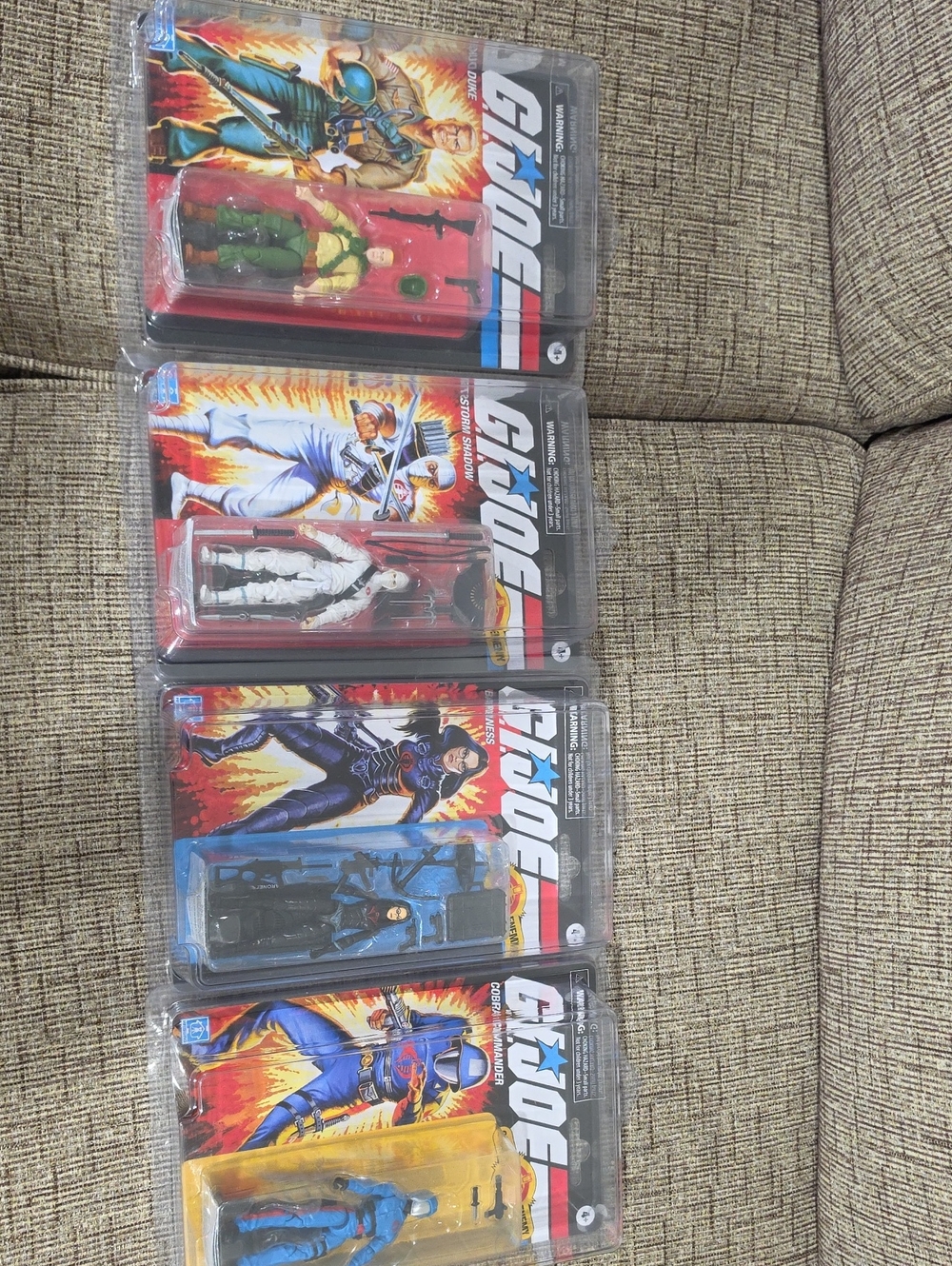 Hasbro G.I. Joe Retro Action Figures DUKE, COBRA COMMANDER,BARONESS,STORM SHADOW